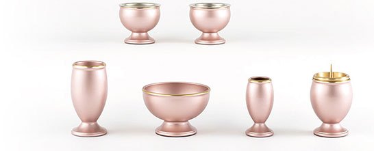 ピンク系の仏具セット
